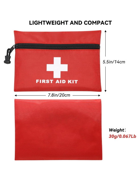 Bolsa de Primeros Auxilios Vacía Faylapa 20x14 cm 6 Pcs