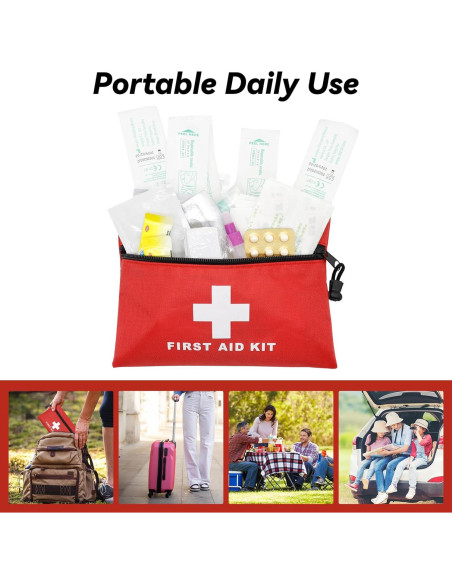 Bolsa de Primeros Auxilios Vacía Faylapa 20x14 cm 6 Pcs