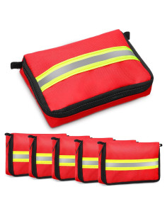 Kit de Primeros Auxilios 6 Pcs Threlaco Rojo 15x10 cm