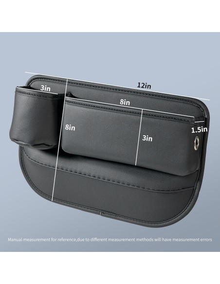 Organizador de Auto NYEONHRT Cuero Marrón Ajuste Universal