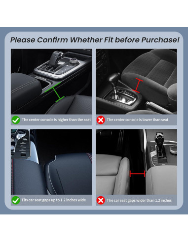 Organizador de Auto NYEONHRT Cuero Marrón Ajuste Universal