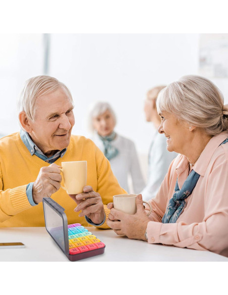 Organizador de Pastillas Semanal Daviky 4 Veces al Día - Grande