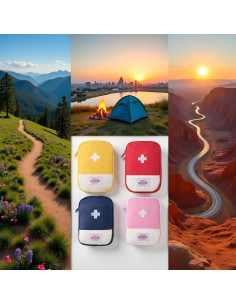 4 Bolsas de Primeros Auxilios Compactas WLngtv - Pequeñas 2