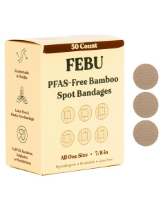 Vendajes de Tela de Bambú FEBU Ecológicos 50 Unidades