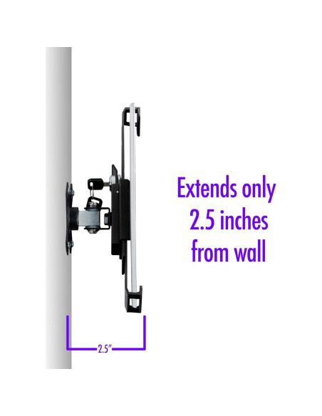 Soporte de Pared CTA PAD-CSWM para Tablets 7-14" Negro