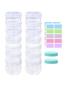 Organizador de Pastillas Zwish 2 Piezas 7 Días Transparente