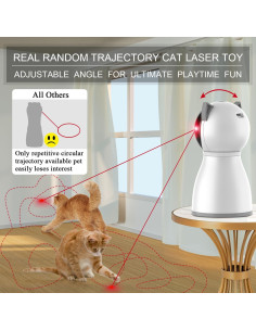 Juguete láser automático para gatos YVE LIFE recargable 2