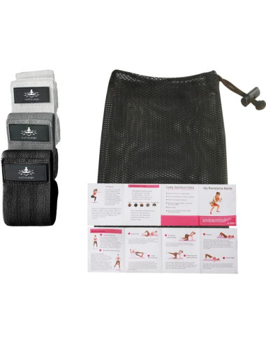 Banda de Resistencia Grande Hatha Yoga 3 Niveles 36.83 cm