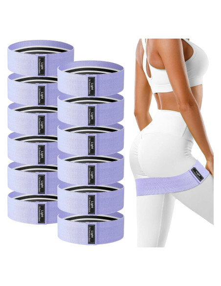 Juego de 12 Bandas de Resistencia Lenwen para Ejercicio