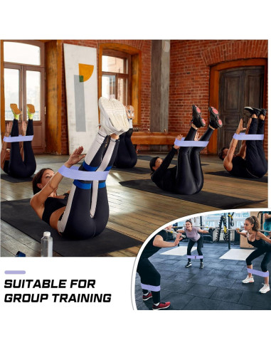 Juego de 12 Bandas de Resistencia Lenwen para Ejercicio