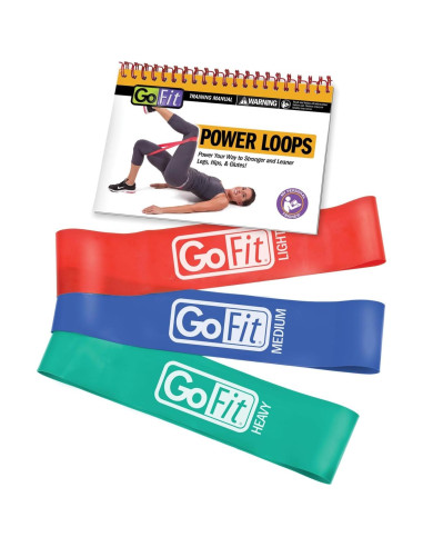 Bandas de Resistencia GoFit Power Loop - Multicolor, Talla Única