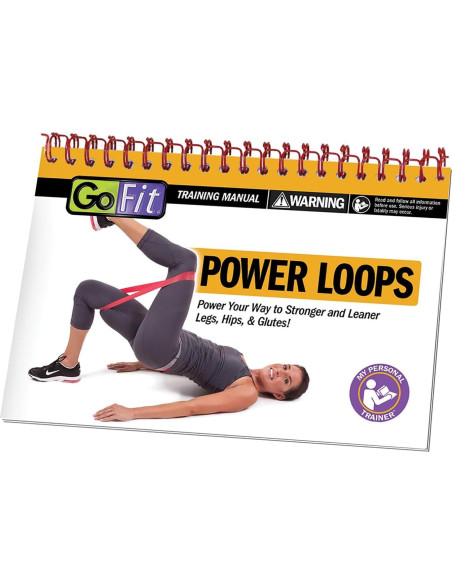 Bandas de Resistencia GoFit Power Loop - Multicolor, Talla Única
