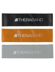 Bandas de Resistencia THERABAND en Bucles 30.48 cm - Set de 3