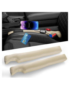 Relleno Espacio Asientos Coche TGKUD Beige Universal 20x5x2cm