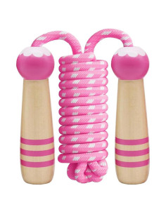 Cuerda de Saltar Ajustable Homello para Niños - Mango de Madera