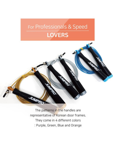 Cuerda de Salto KSY JUMP ROPE S700 Ajustable 290 cm Oro