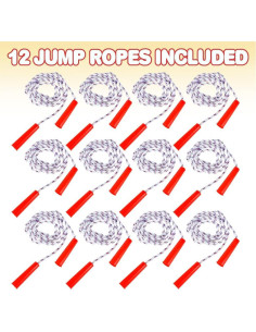 Cuerdas de Saltar ArtCreativity 213 cm - Paquete de 12 Niños 2