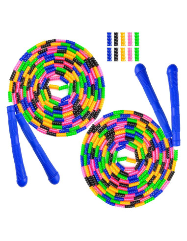 Cuerda de Saltar Doble Holandesa Beprezco 4.88 m Ajustable