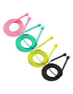 Paquete de 4 cuerdas de salto ajustables YaysaShop 280cm