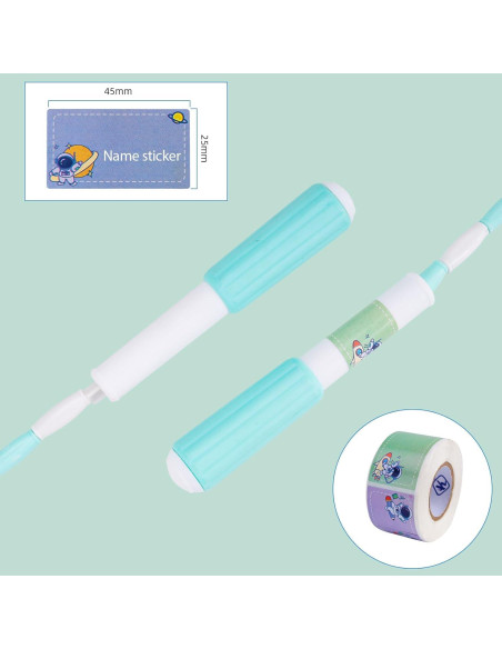 Paquete de 20 cuerdas de saltar YVDNHP ajustables 2.71m