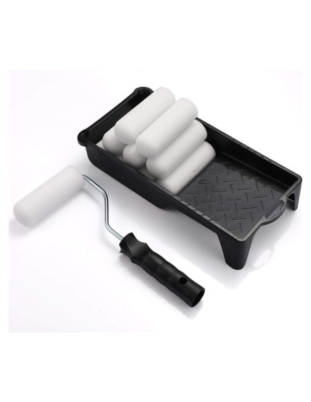 Juego de Rodillos de Pintura de Espuma NJ 4" (10.16 cm) 12 Piezas