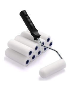Juego de Rodillos de Pintura de Espuma NJ 4" (10.16 cm) 12 Piezas 2