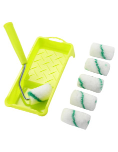 Juego de Rodillos de Pintura Mini KUPOO 2" 8 Piezas para DIY