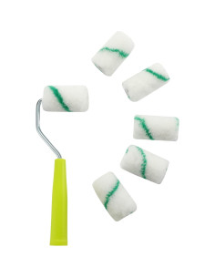 Juego de Rodillos de Pintura Mini KUPOO 2" 8 Piezas para DIY 2