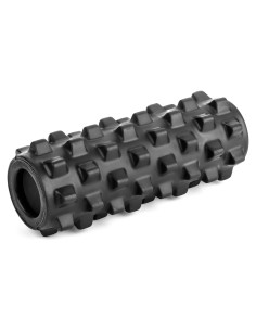 Rodillo de Espuma RumbleRoller Compacto Texturizado Negro
