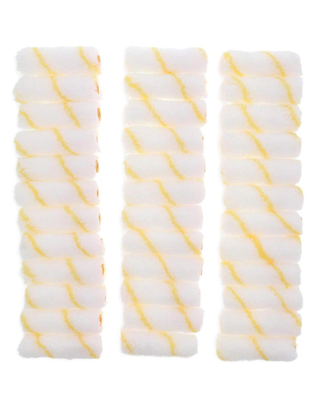 Paquete de 36 Fundas de Rodillo de Pintura Juvale 10.16 cm