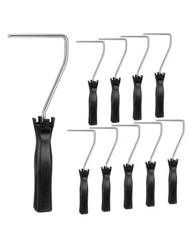 Baderke 10 Pcs Mini Rodillo de Pintura 10.16 cm con Mango