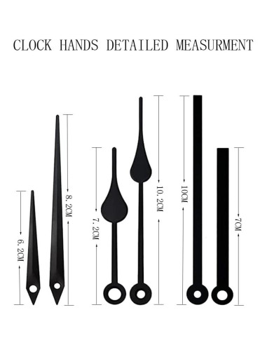 Movimiento de Reloj de Cuarzo Timelike con Manecillas DIY