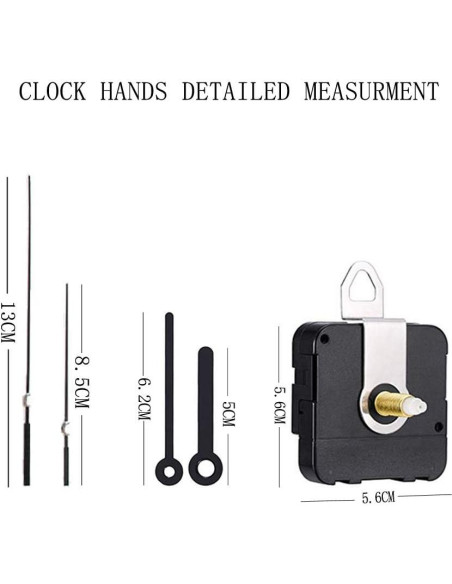 Movimiento de Reloj de Cuarzo Timelike con Manecillas DIY