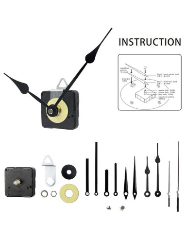 Movimiento de Reloj de Cuarzo Timelike con Manecillas DIY