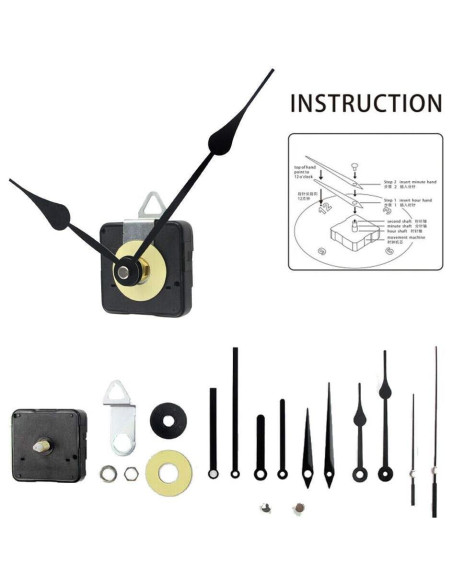 Movimiento de Reloj de Cuarzo Timelike con Manecillas DIY