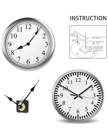 Movimiento de Reloj de Cuarzo Timelike con Manecillas DIY
