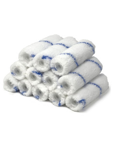 Cubiertas de Rodillo de Pintura Microfibra Allgala 4" - 12 Piezas