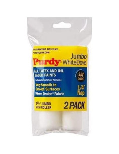 Reemplazos Mini Rodillo Purdy 4.5" 2 Paquetes Tela Dralon 2