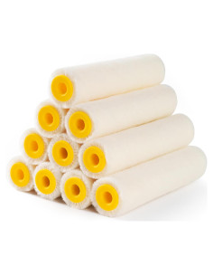 Rodillos de Pintura de 10 Piezas 10cm Mister Rui Lana Reutilizables