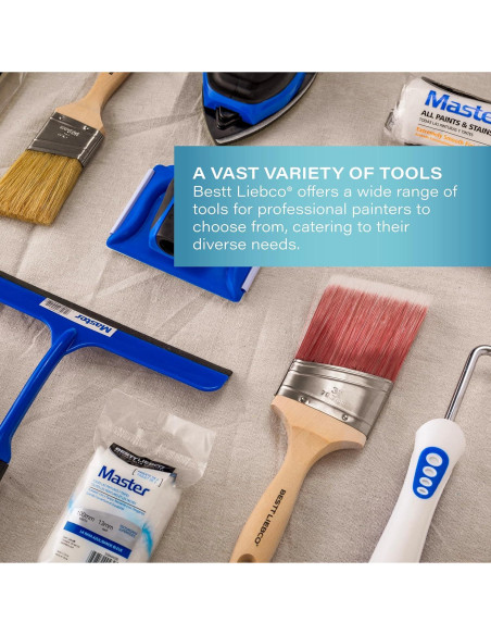 Rodillo Mini de Espuma Blanca Master Bestt Liebco 15 cm - Paquete de 6