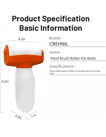 Rodillo de Pintura CREHNIL GTS01 Pequeño 20.8cm