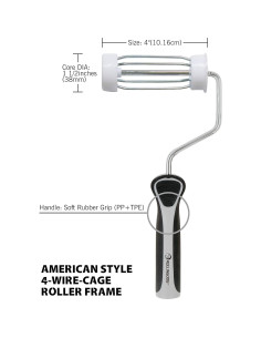 Rodillo de Pintura Mini ROLLINGDOG 4" (10.16 cm) Sin Lint 2