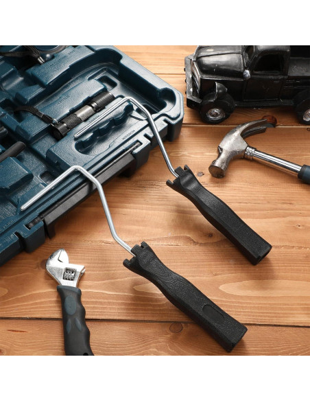 Mini Rodillo de Pintura Baderke 10 Pcs 5.08 cm Negro