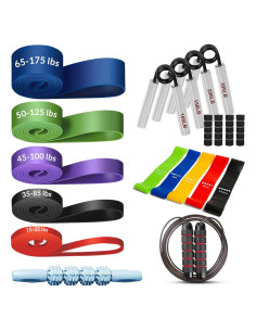 Conjunto de Fitness StealthEdge - 5 Bandas de Resistencia y Accesorios