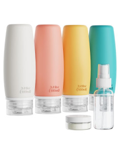 Packism Botellas de Aseo 100ml Aprobadas por TSA - 6 Pack