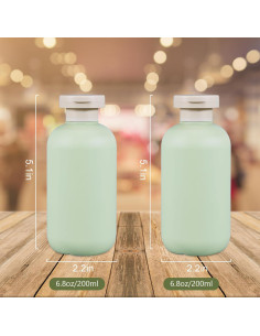 Botellas de Squeeze 250ml UMETASS con Tapa Flip - 2 Pcs 2