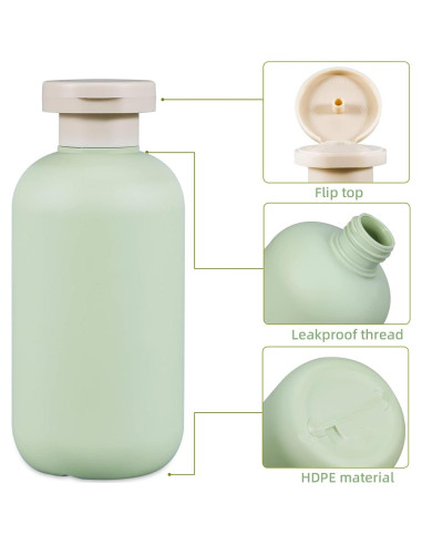 Botellas de Squeeze 250ml UMETASS con Tapa Flip - 2 Pcs