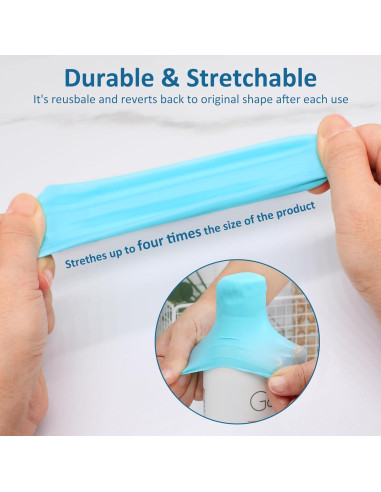 10 Fundas de Silicona para Botellas de Viaje FOROUME