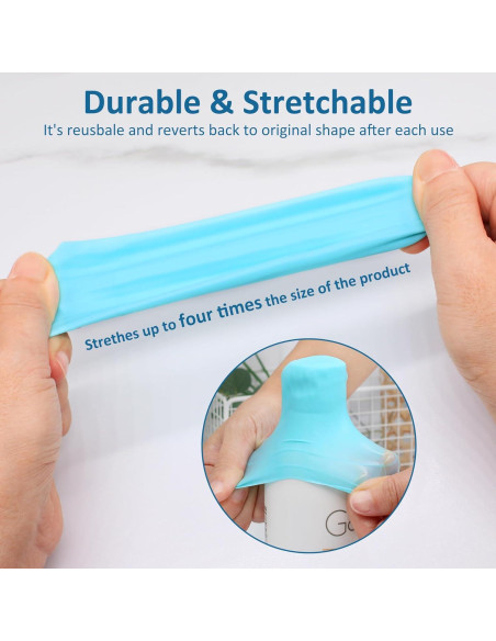 10 Fundas de Silicona para Botellas de Viaje FOROUME