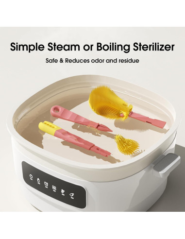 Juego de Cepillos para Botellas Gulsmami 7 en 1 Rosa